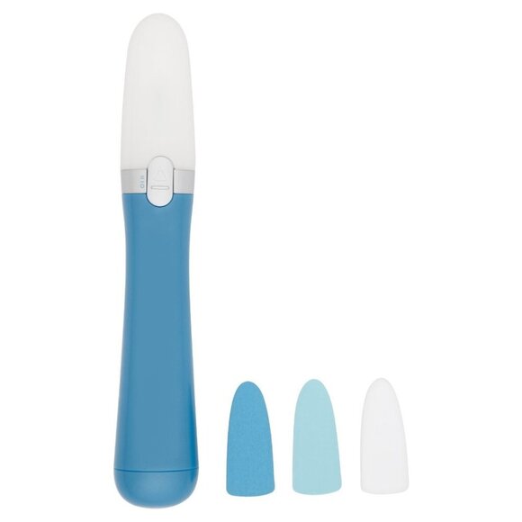 AMOPE PEDI PERFECT ELECTRIC NAIL CARE KIT - BLUE (NEW WITH TAGS) - Picture 2 of 11